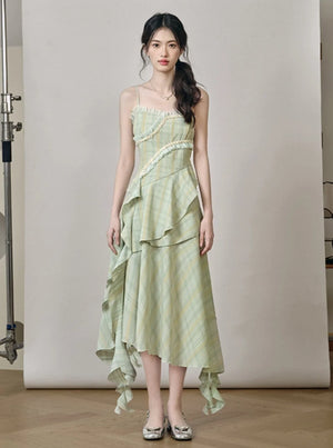 Green Floral Dress