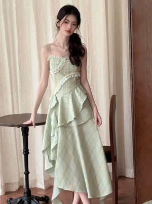 Green Floral Dress