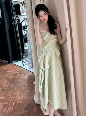 Green Floral Dress