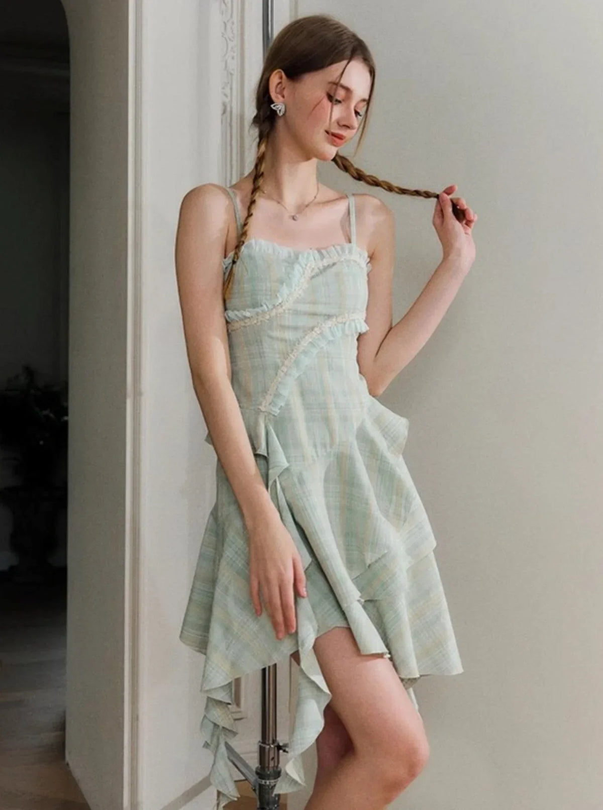 Green Floral Dress