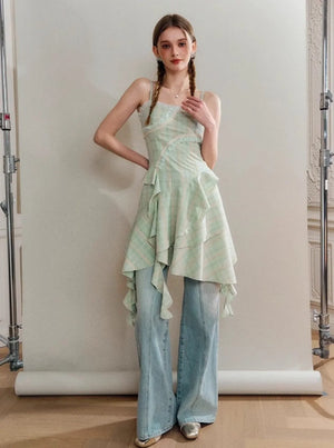 Green Floral Dress