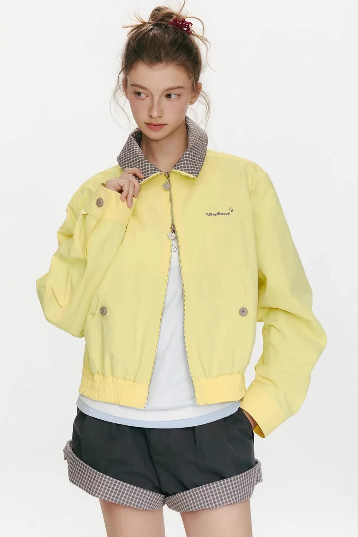 Green Melody Plaid Jacket