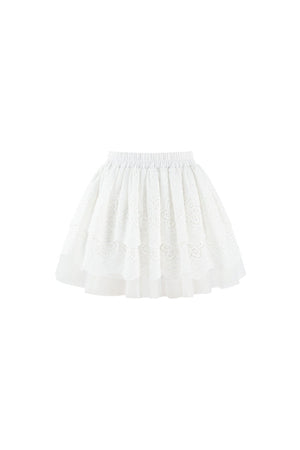 Green Off-Shoulder Pleated Knit Top and Skirt Set-Up