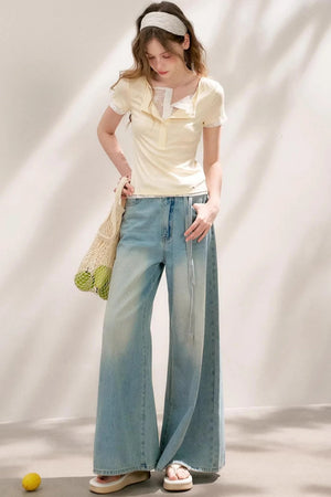 Green-Yellow Layered Tee