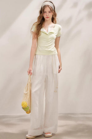 Green-Yellow Layered Tee