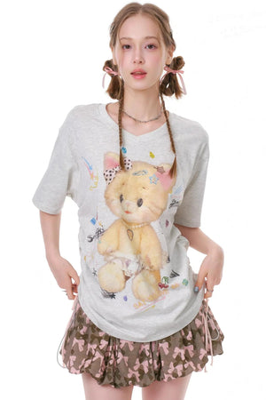 Gummy Bear V-Neck T-Shirt