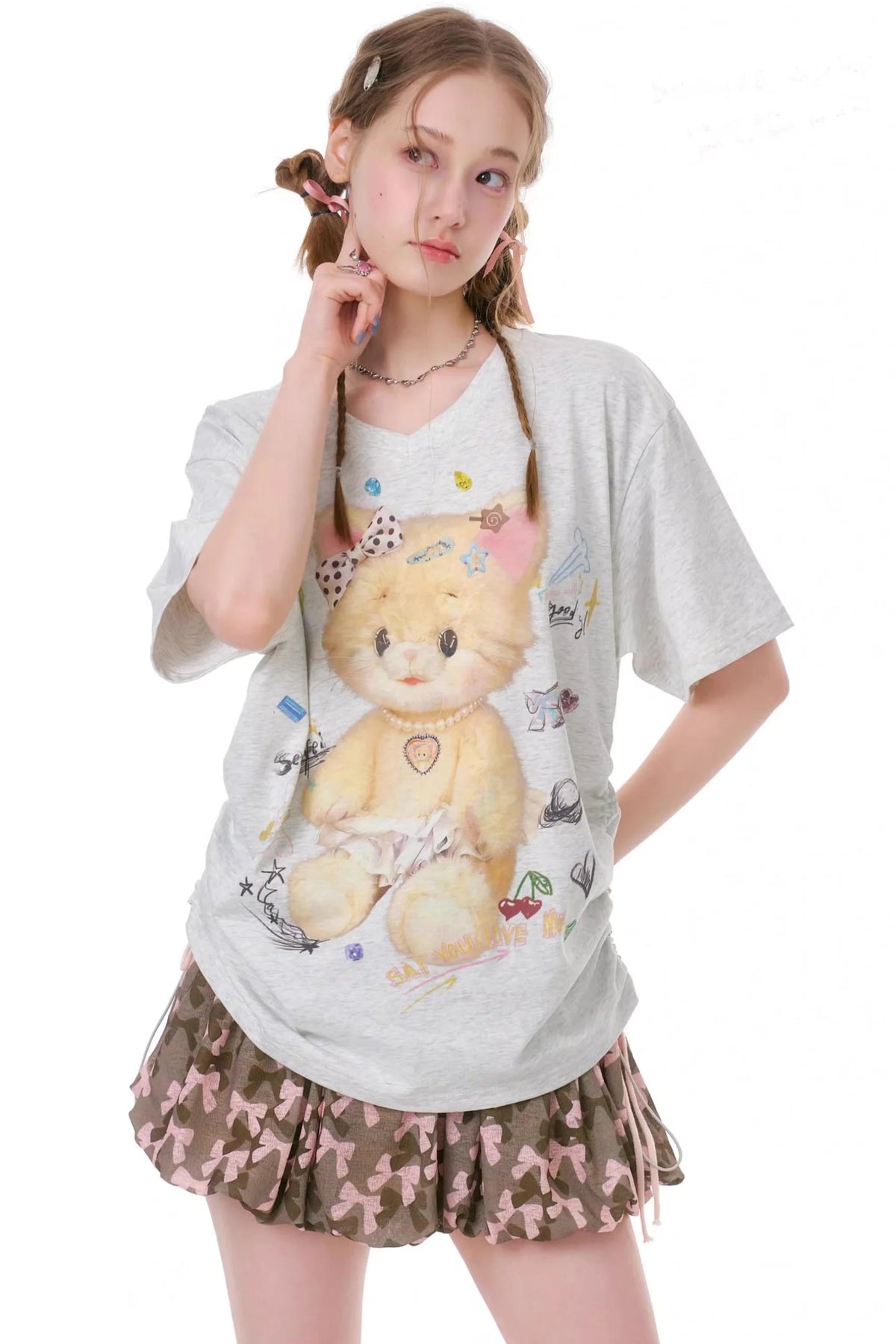 Gummy Bear V-Neck T-Shirt