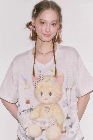 Gummy Bear V-Neck T-Shirt