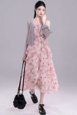 Halter Floral Dress