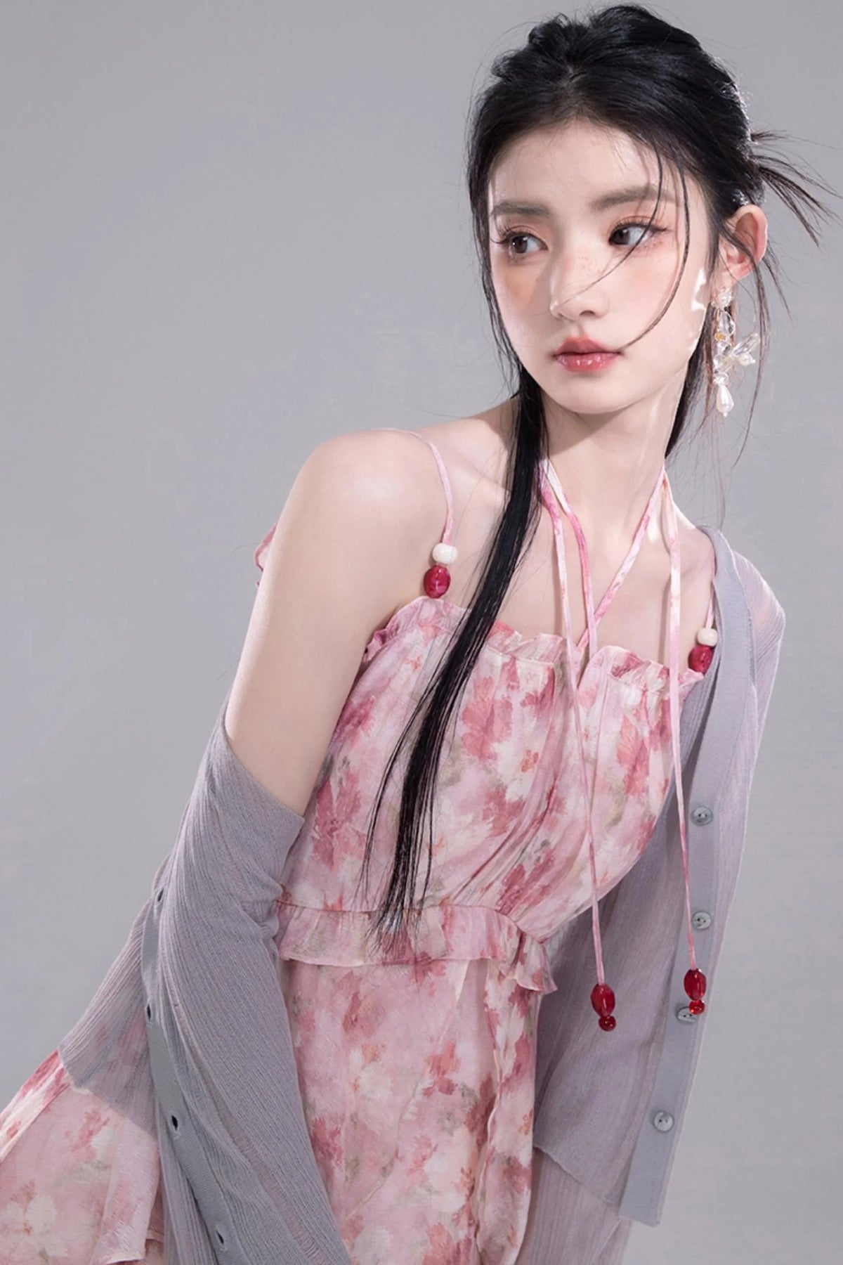 Halter Floral Dress