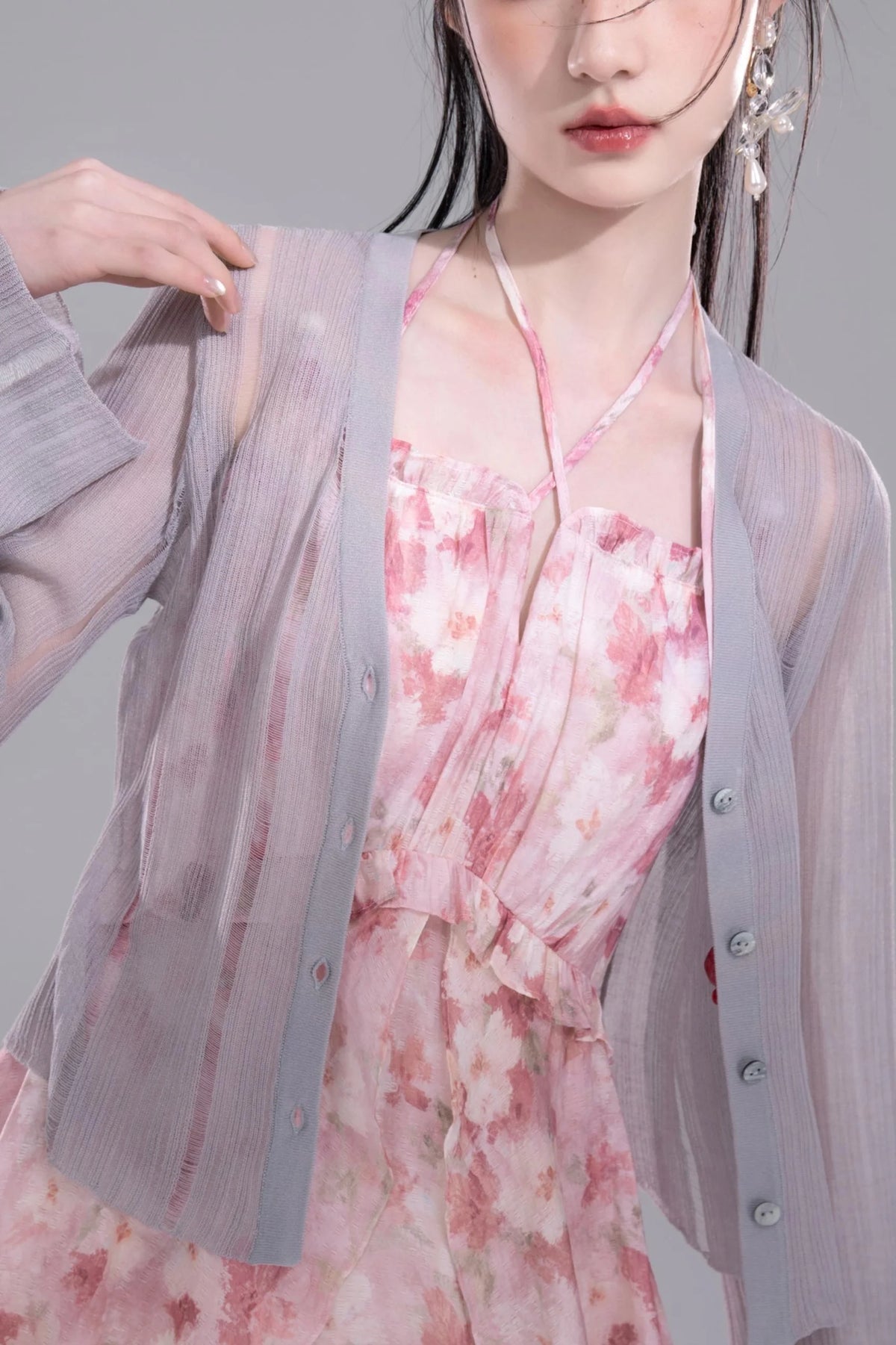 Halter Floral Dress