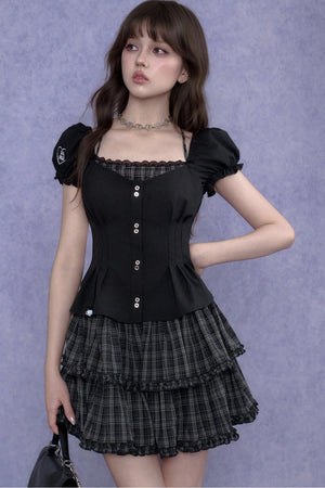 Halter Neck Academy Style Dress