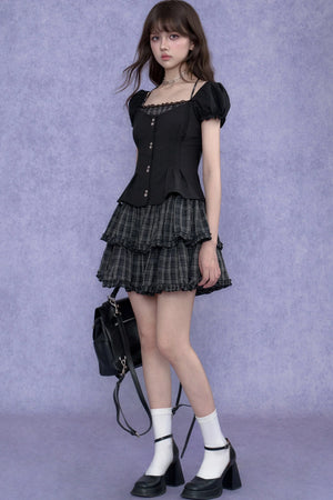 Halter Neck Academy Style Dress