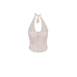 Halter Neck Fishbone Top