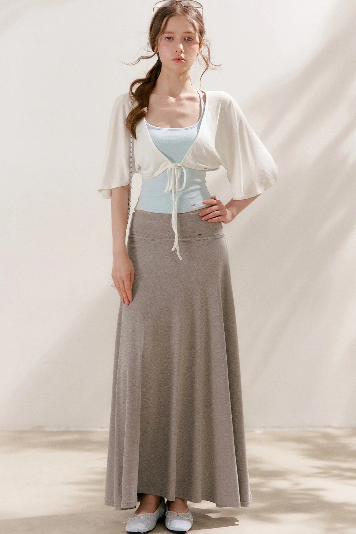 Halter Neck Padded Tank Top Set-Up