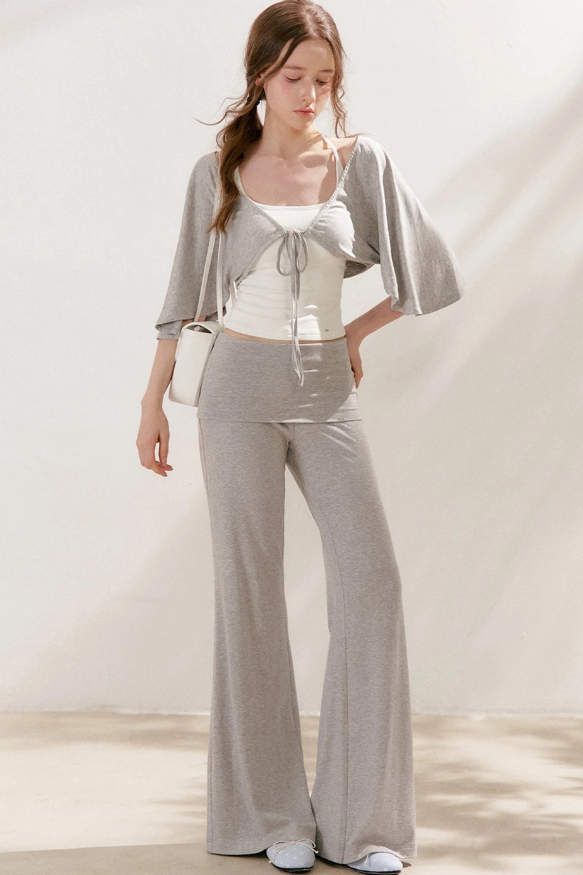 Halter Neck Padded Tank Top Set-Up