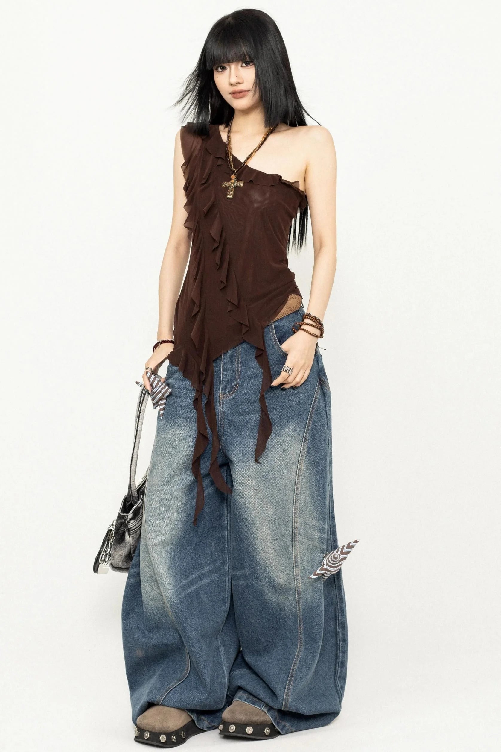Halter Ruffle Top