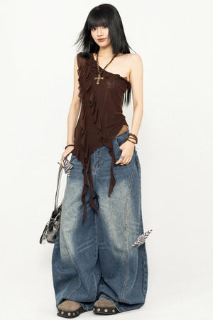 Halter Ruffle Top