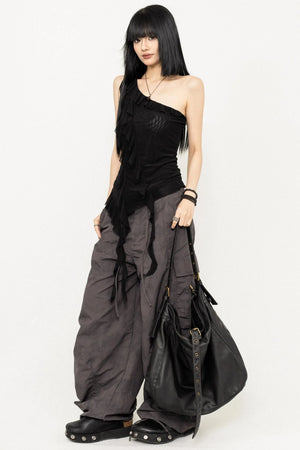 Halter Ruffle Top