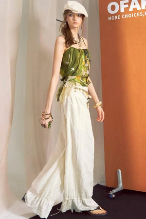 Hand-Painted Chiffon Camisole Top