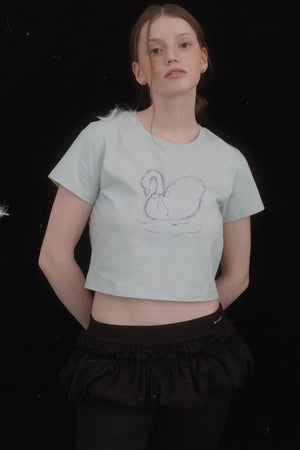 Hand-Painted Cotton Tee