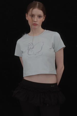 Hand-Painted Cotton Tee