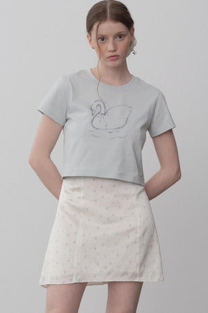 Hand-Painted Cotton Tee