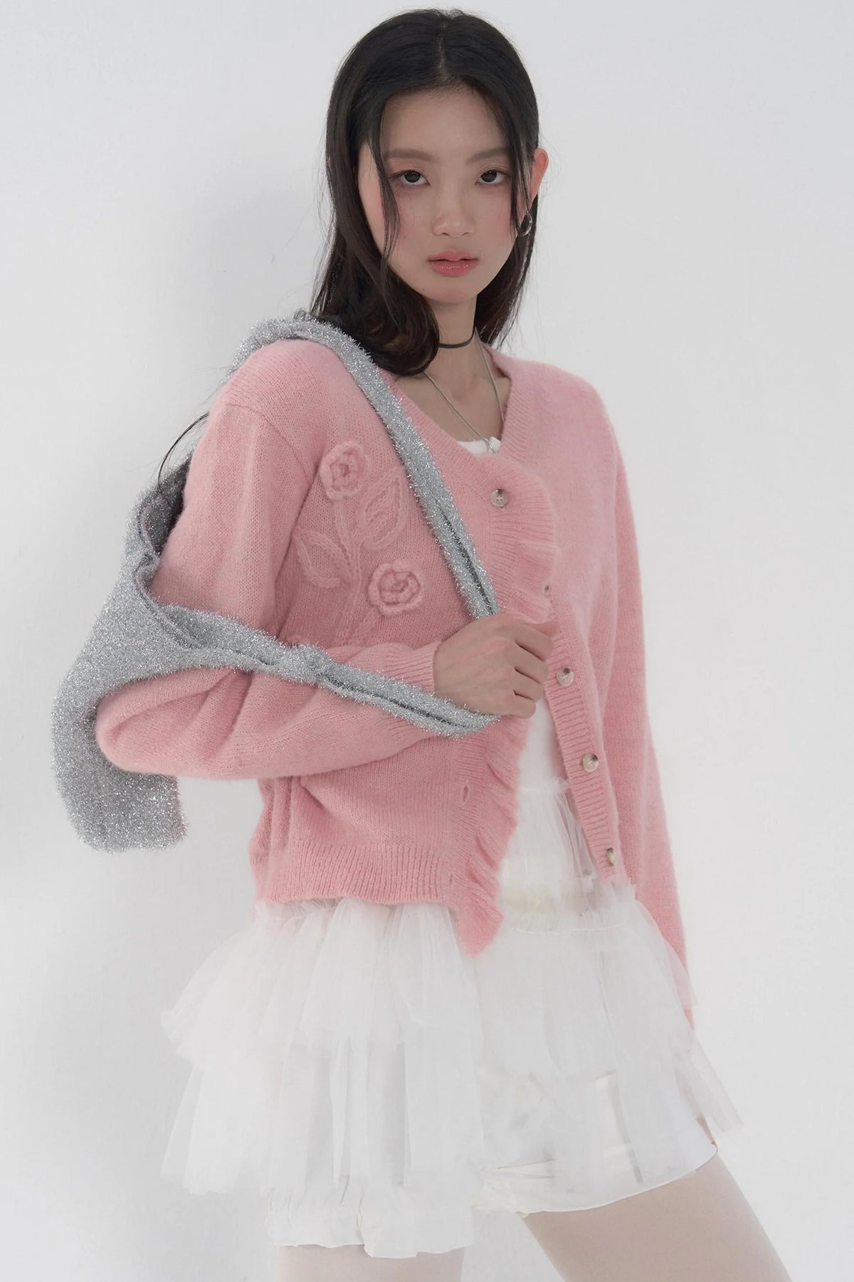 Handmade Crochet Knit Cardigan
