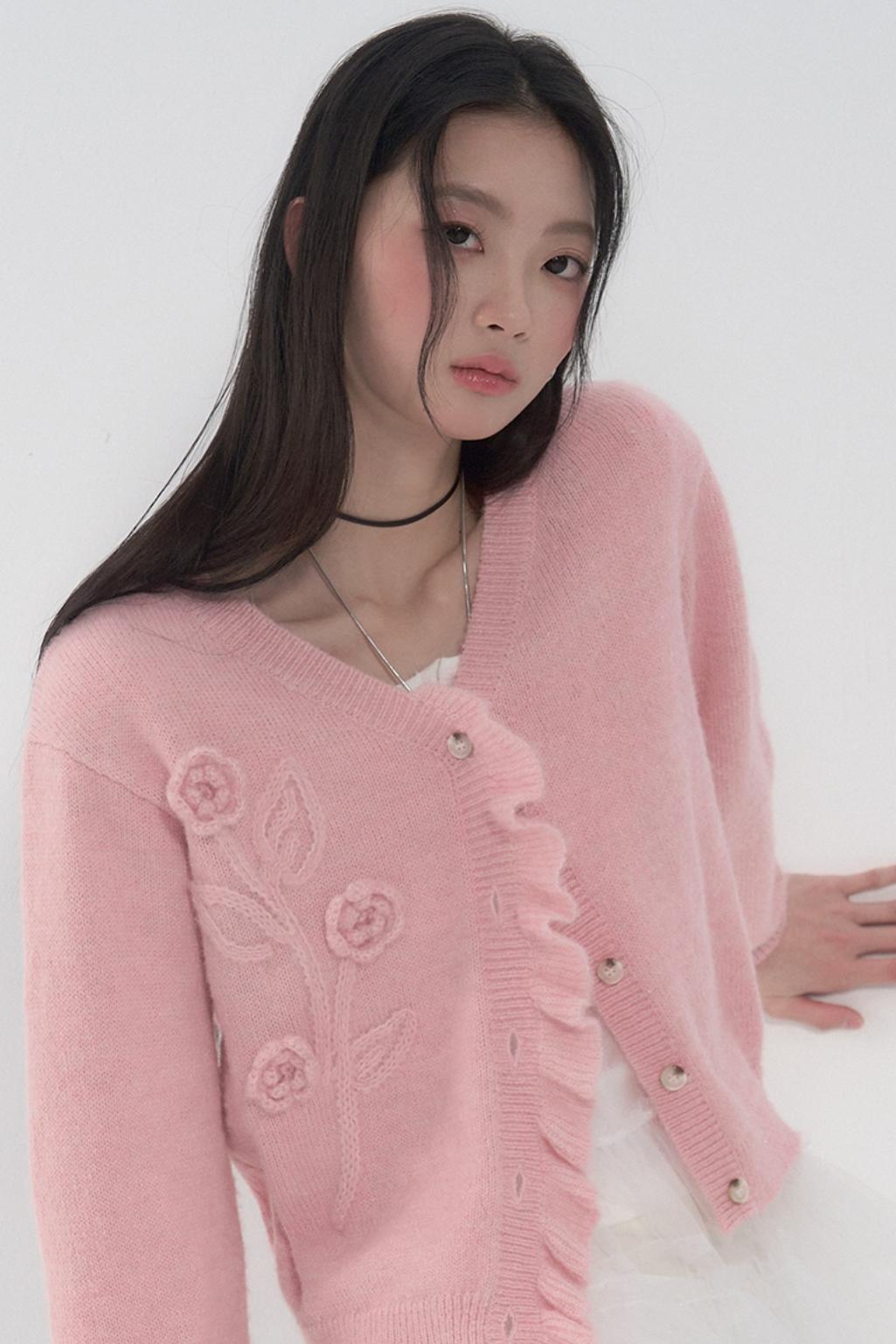Handmade Crochet Knit Cardigan