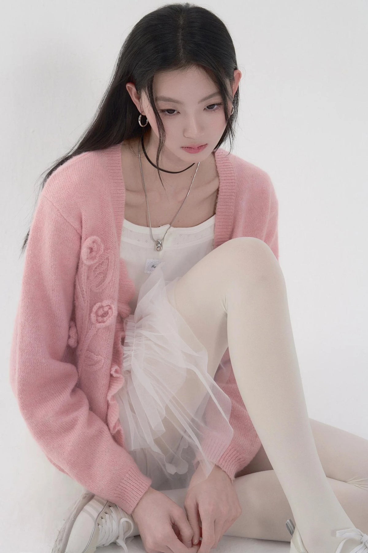 Handmade Crochet Knit Cardigan
