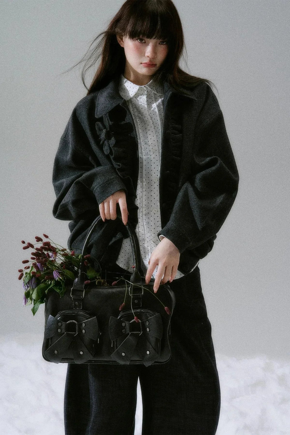Handmade Floral Woolen Jacket