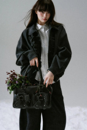 Handmade Floral Woolen Jacket