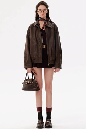 Handsome Street Leather Jacket