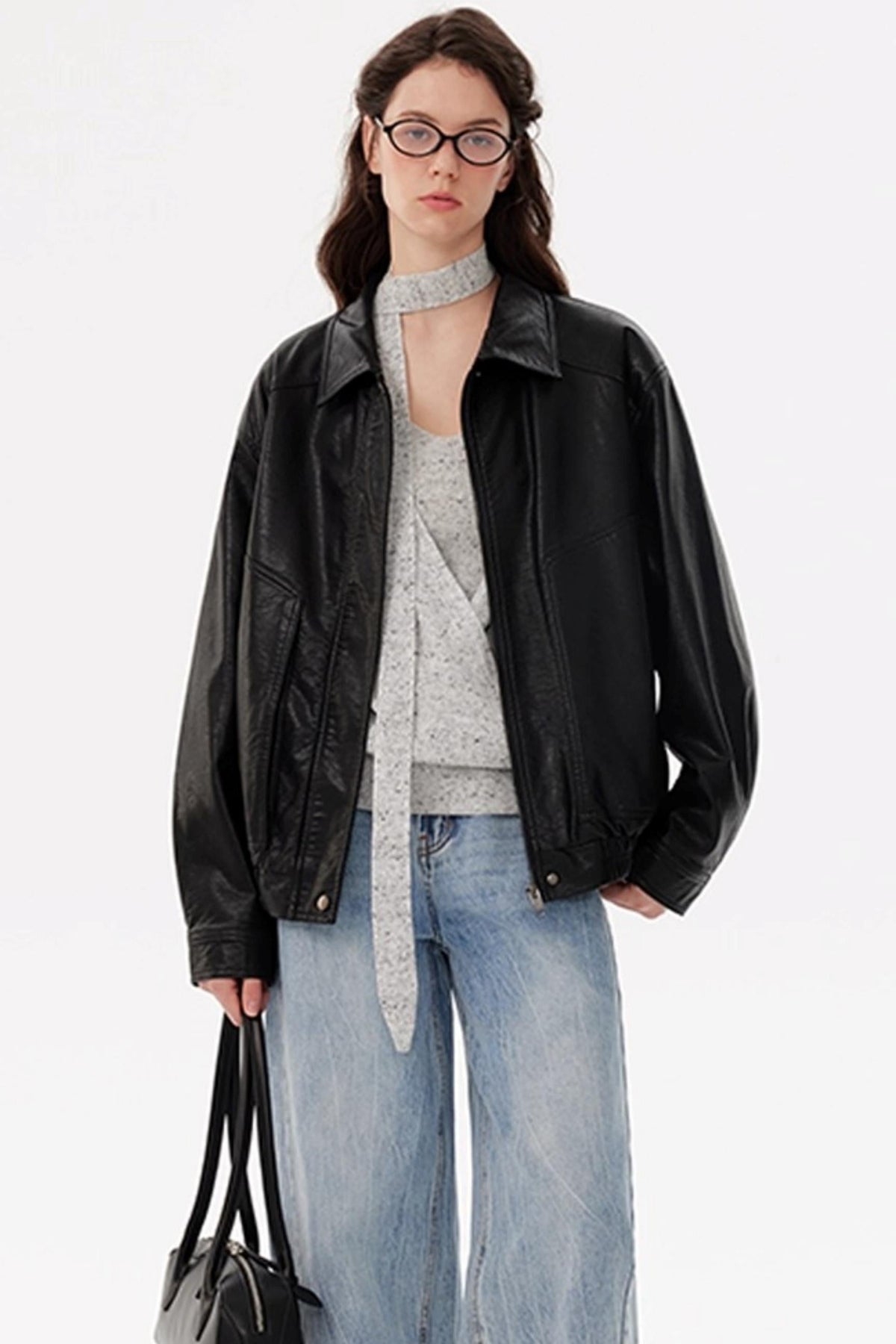 Handsome Street Leather Jacket