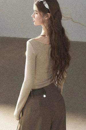 Hazy Skin Lace Hollow Out Top