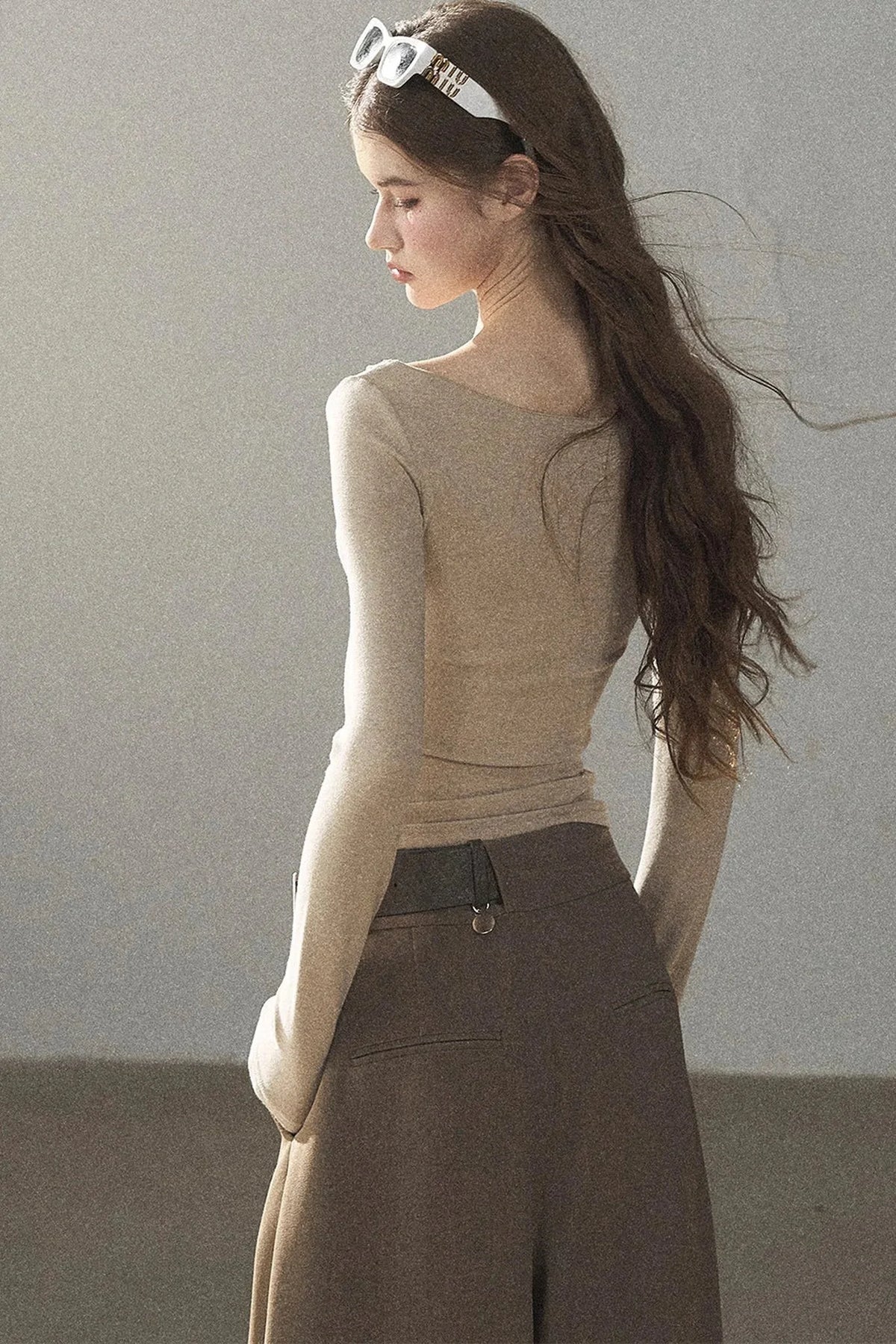 Hazy Skin Lace Hollow Out Top