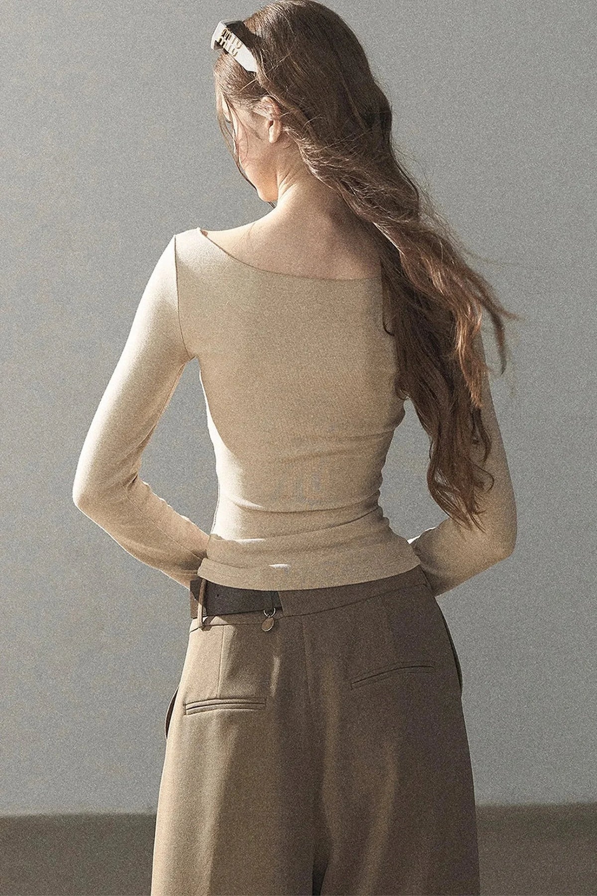 Hazy Skin Lace Hollow Out Top