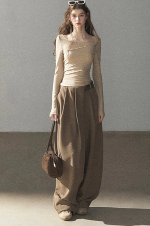 Hazy Skin Lace Hollow Out Top