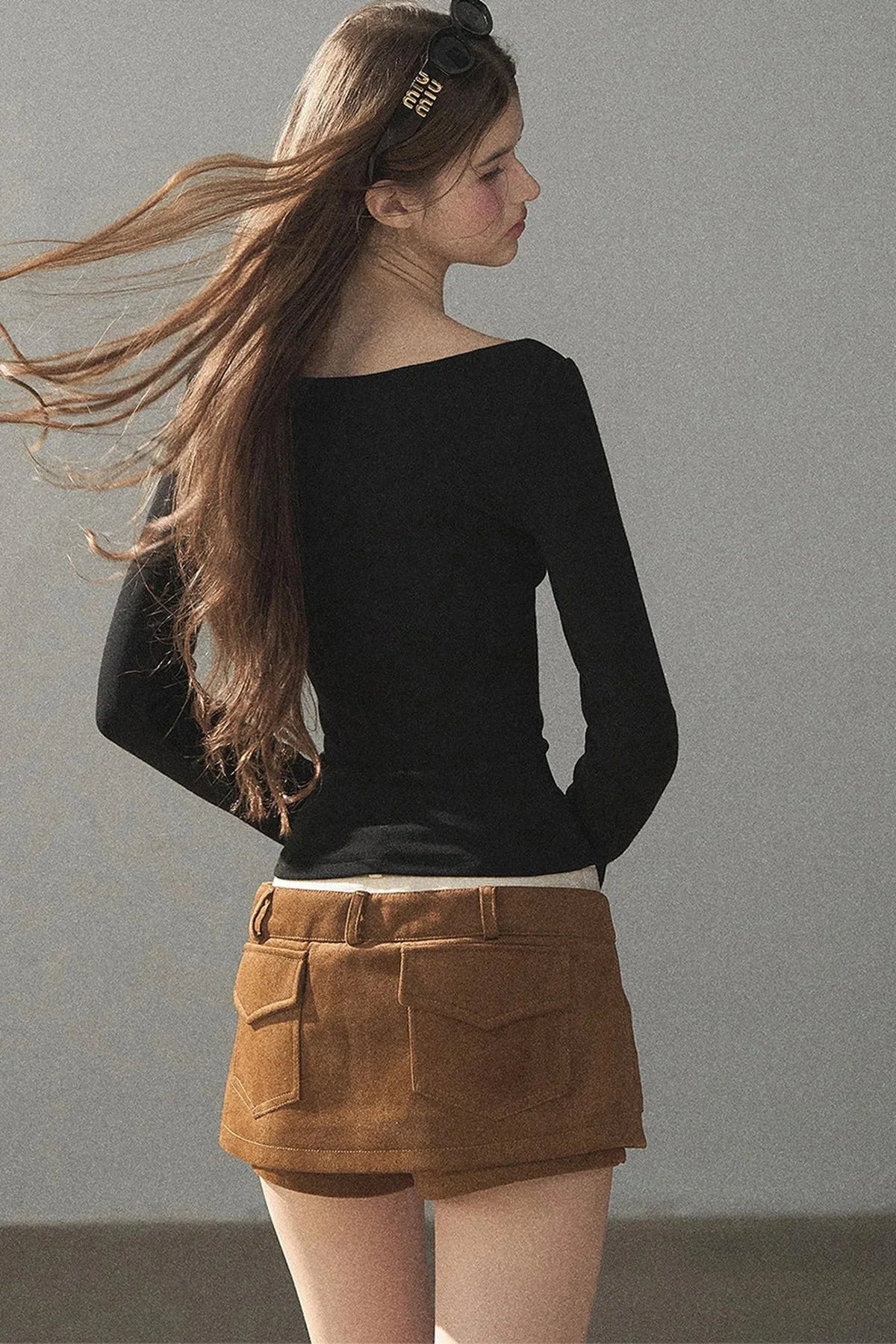Hazy Skin Lace Hollow Out Top