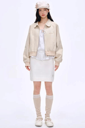 Heartbeat Dialogue Knit Skirt Set-Up