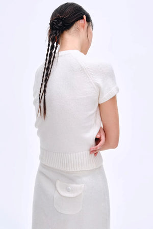 Heartbeat Dialogue Knit Skirt Set-Up