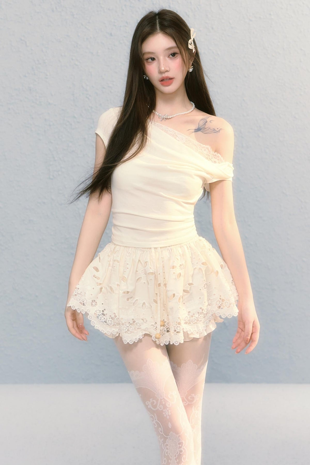 Heartbeat Lace Top