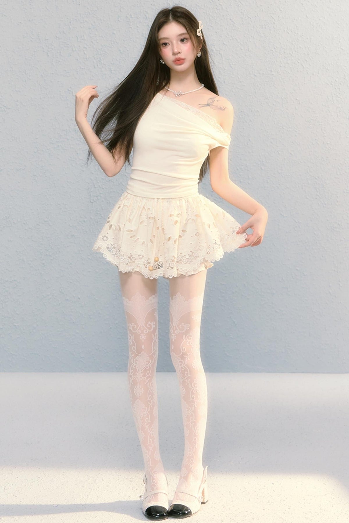 Heartbeat Lace Top
