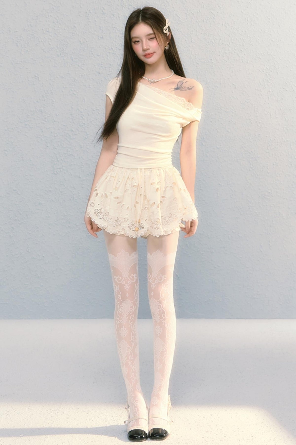 Heartbeat Lace Top