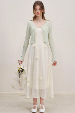 Heartfelt Sheer Knit Cardigan