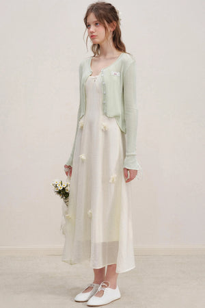 Heartfelt Sheer Knit Cardigan