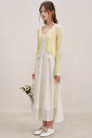 Heartfelt Sheer Knit Cardigan