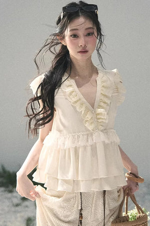 Heartlight Ruffled Blouse