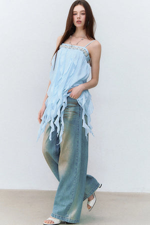 Heavy Beaded Acetate Dress