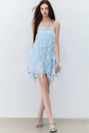 Heavy Beaded Acetate Dress